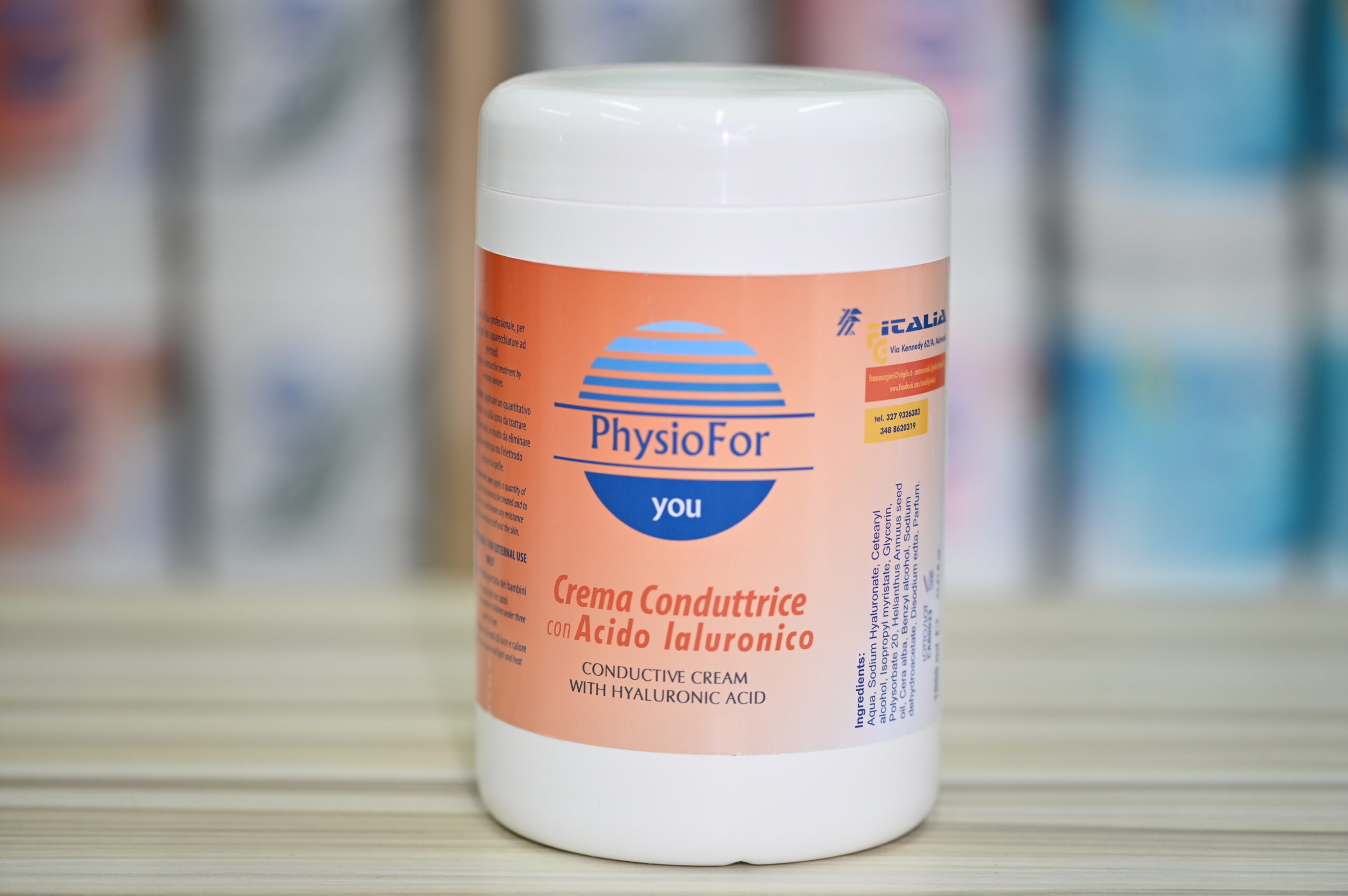 crema per tecarterapia acido ialuronico