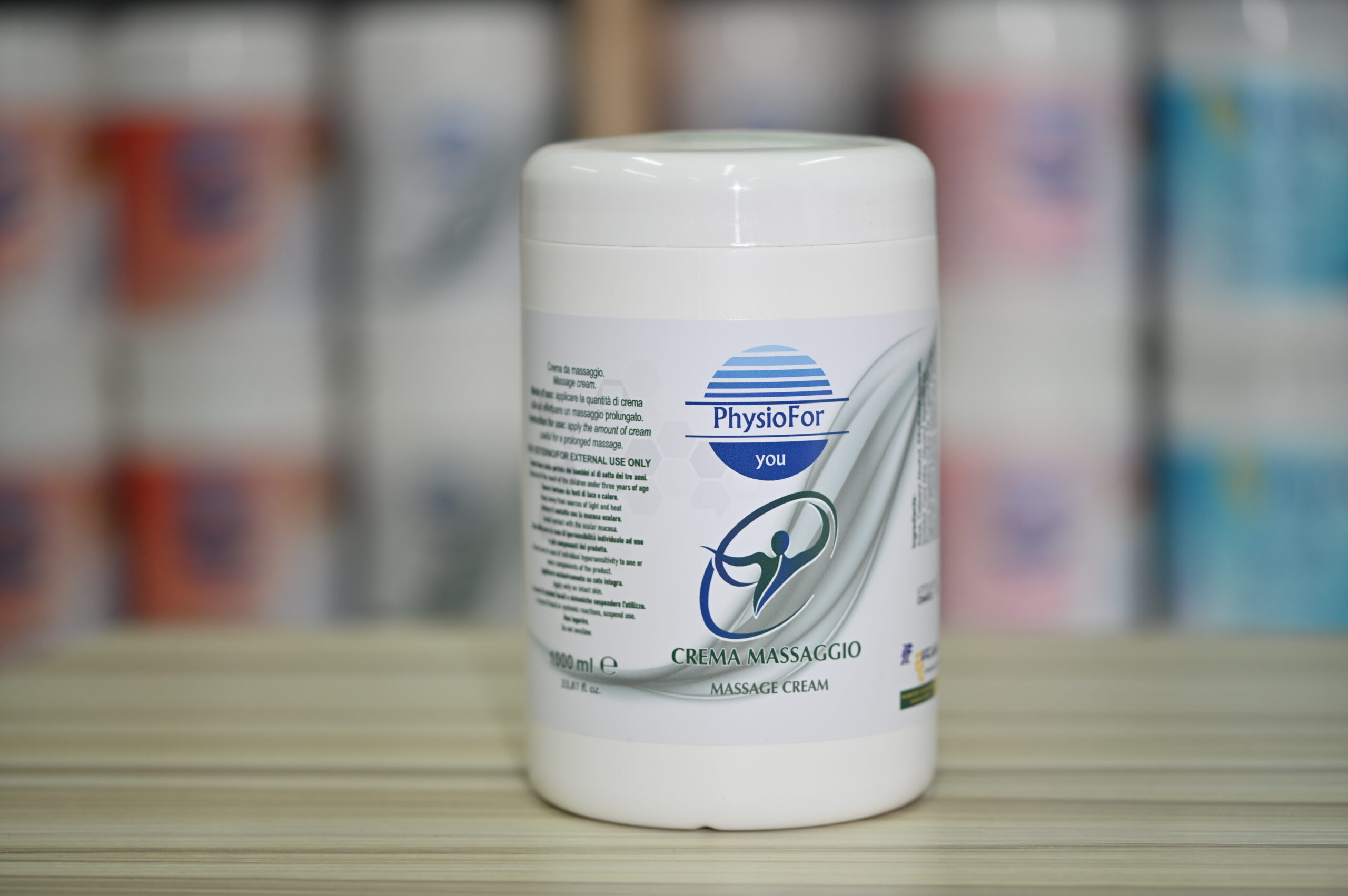 crema massaggio fisioterapista